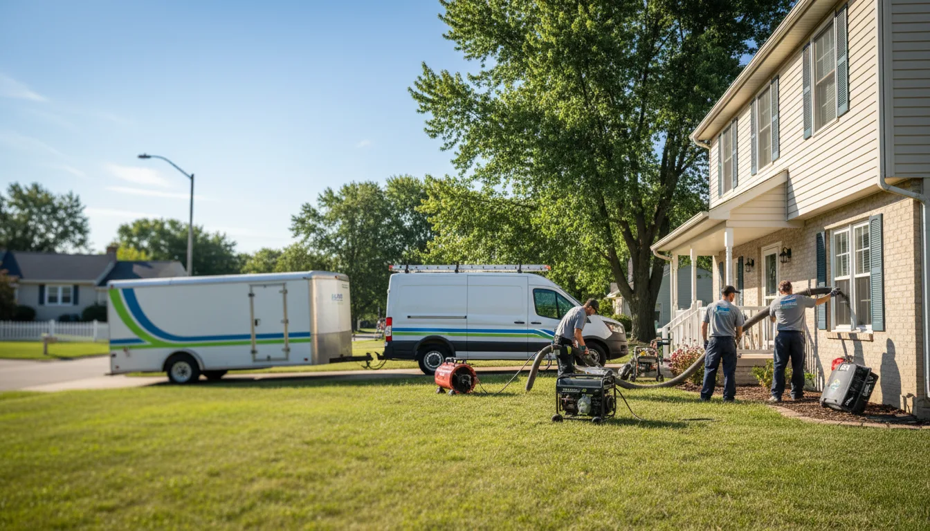 Flooded Basement Restoration And Cleanup With Repair in Beecher City, IL near me